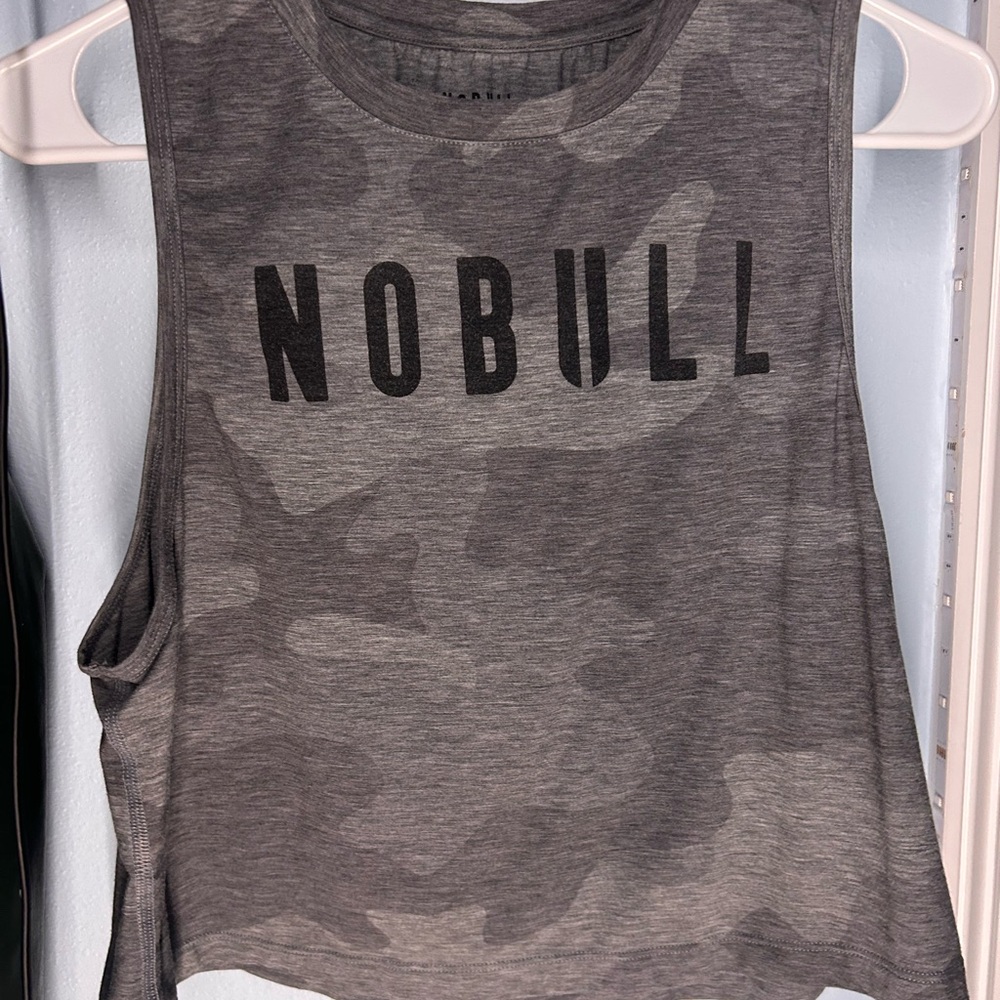NOBULL Charcoal Camo Muscle Tee